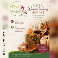 Floral - Weinverkostung - Herbst | Kreativität trifft Genuss