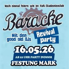 Baracke Remember Party - mit den original Baracke DJs und mehr