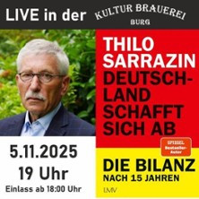 Lesung & Gespräch mit Dr. Thilo Sarrazin