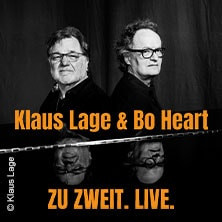 Klaus Lage & Bo Heart - ZU ZWEIT. LIVE