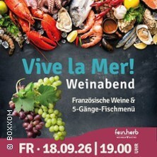 Vive la Mer - Fischmenü & französ. Weine | fein.herb Weinbar