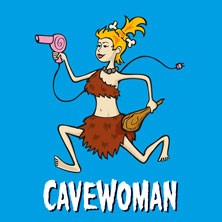 Cavewoman in Leipzig