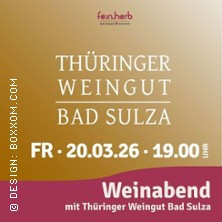Weinabend mit Thüring. Weingut Bad Sulza