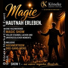 Magic-Dinner-Show - Magische Abendreihe | Seit 14 Jahren & über 500 Magic-Dinner-Shows