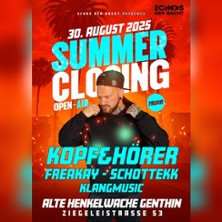Summerclosing mit Kopf & Hörer | Gegenüber vom Stadtkulturhaus