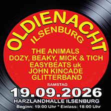 Die Originalbands der 60er und 70er Jahre - Oldienacht