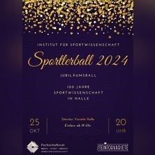 Sportlerball 2024 - 100 Jahre Sportwissenschaft in Halle