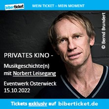 Bild: Bernd Brundert - PRIVATES KINO - Musikgeschichte(n) mit Norbert Leisegang Bild: Bernd Brundert - PRIVATES KINO - Musikgeschichte(n) mit Norbert Leisegang